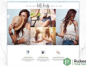 Hello Beauty v1.0.2 – WordPress创世纪主题