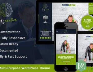 Mozgaration v1.1.0 – WordPress响应式多用途主题