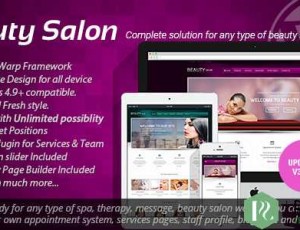 Beauty Salon v3.6.2 – 响应WordPress模板