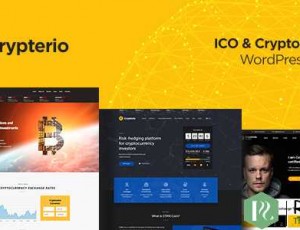 Crypterio v2.4.2 – 比特币WordPress主题