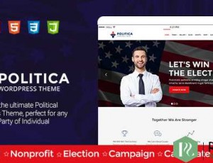 Politica v1.6 – 一个现代政党和候选WordPress主题