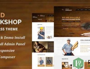 Wood Workshop v1.8 – 木匠和工匠WordPress主题
