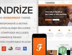 Fundrize v1.18- 响应式捐赠和慈善WordPress主题