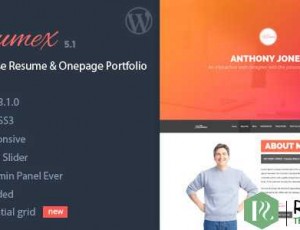 ResumeX v5.1 – 多用途简历和一页组合WordPress主题