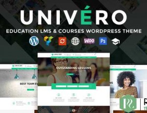 Univero v1.9 – 教育LMS＆课程WordPress主题