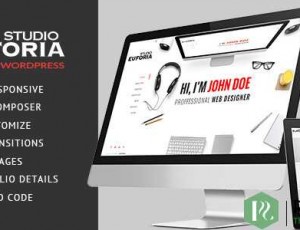 Euforia v1.1.4 – 响应式Vcard WordPress主题