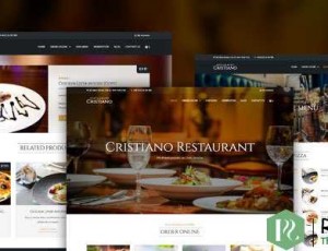 Cristiano Restaurant v3.9.2.9 – 咖啡厅和餐厅WordPress主题