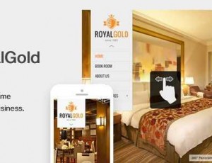 RoyalGold v1.4.4 – 一个豪华及响应酒店或度假村主题
