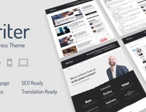 Writer v1.2.1- 作家和自由职业者专业WordPress主题