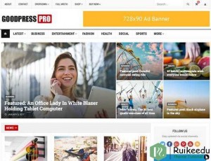 GoodPress Pro v1.1 – 杂志WordPress主题