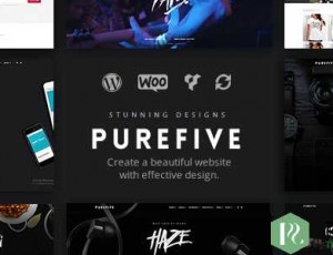 Purefive v1.0.5 – 多用途 WordPress主题
