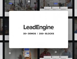 LeadEngine v3.0- 带页面生成器的多用途主题