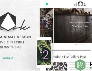 Brook v1.6.2 – Light＆Responsive WordPress博客主题