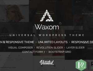 Waxom v2.8 – 清洁和普遍WordPress主题