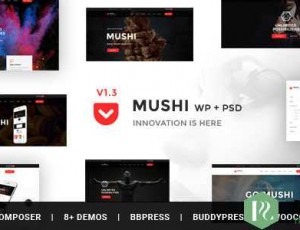 Mushi v1.2 – 响应式多用途WordPress主题
