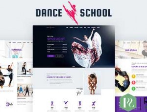 Dance School v2.1 – 舞蹈工作室，舞蹈学院主题