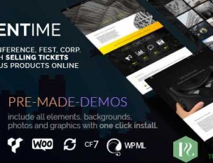 Eventime v1.6.1 – 会议，活动，票务主题