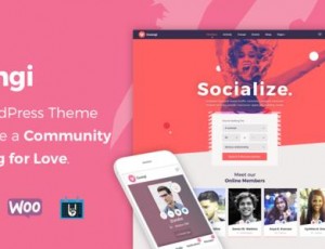 Gwangi v2.3.3 – 约会和配对社区WordPress主题