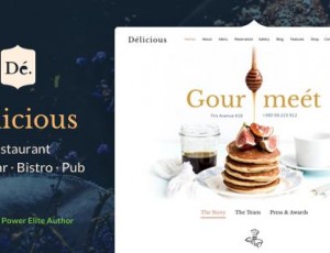 Restaurant Cafe v7.5 – WordPress主题为餐馆和咖啡馆