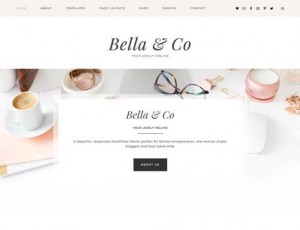 The Bella v1.0.1 -一款女性化WordPress主题
