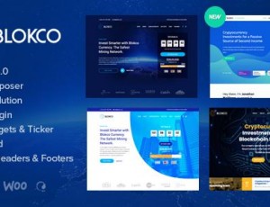 Blokco v1.4.1 – ICO，Cryptocurrency和咨询业务WordPress主题