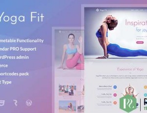 Yoga Fit v1.2.8 – 体育，健身和健身房的WordPress主题