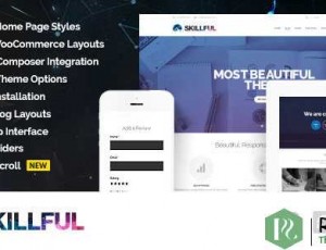 Skillful v2.4.3.1 – 响应式多用途wordpress主题