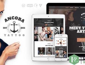 Ancora v1.1 – 纹身沙龙和墨水店WordPress主题
