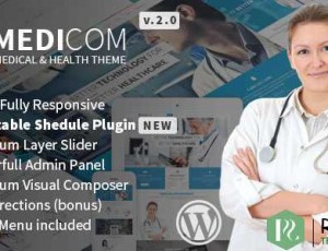 Medicom v3.0.9 – 医疗与健康WordPress主题