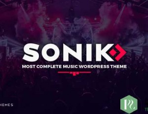 SONIK v1.7.2 – 乐队响应式音乐WordPress主题