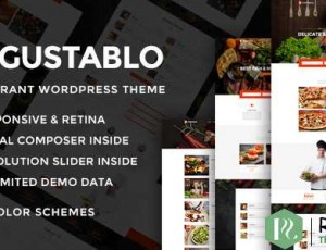 Gustablo v1.12 – 餐厅和咖啡厅响应WordPress主题