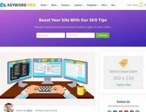 Keyword Pro v1.3 – 博客WordPress主题