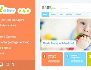 BABYSITTER V2.4.0 – 工作板WORDPRESS的主题
