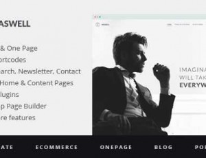 Haswell v2.0.6 – 多用途单页和多页WordPress主题