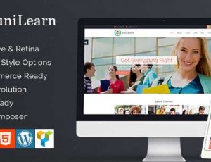 UNILEARN V1.2.1 – 教育和课程WORDPRESS主题
