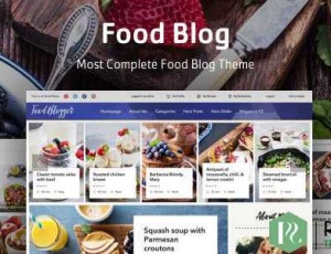 Food Blog v1.0.2 – 个人食品食谱博客WordPress主题