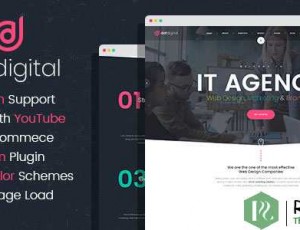 DotDigital v1.0.0 – 网页设计机构WordPress主题