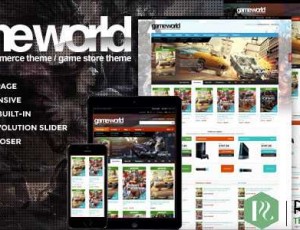 GameWorld v3.0.0 – WooCommerce游戏WordPress主题