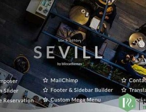 Sevill v1.0.5 – 餐厅咖啡厅WordPress主题