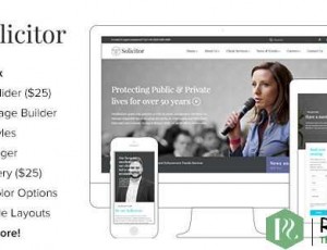 Solicitor v1.4.1 -法律业务响应WordPress主题