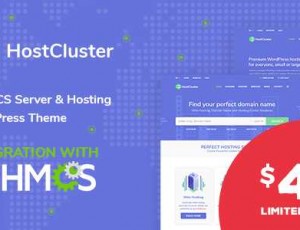 HostCluster v1.9 – WHMCS服务器和托管WordPress主题