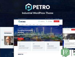 Petro v2.1.9 – 工业WordPress主题