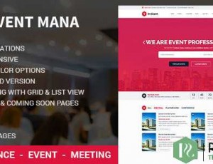 Event Management WordPress主题 v1.8.4
