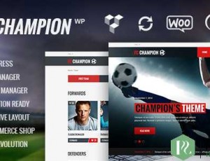 Champion v2.9 – 足球和足球WordPress主题