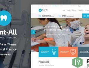 Dent-All v2.2- 牙科练习WordPress主题