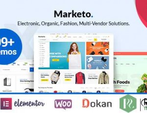 Marketo v3.5- 电子商务和多供应商WordPress主题