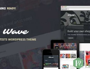 Wave v10.0.1 – 艺术家的WordPress主题
