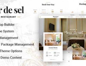 Fleurdesel v2.0.5 – 酒店预订WordPress主题