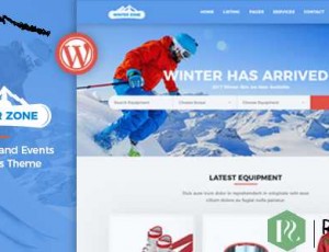 WinterZone v1.2.1 – 滑雪和冬季运动WordPress主题