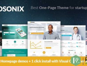 Cosonix v4.0.1 – WordPress单页主题